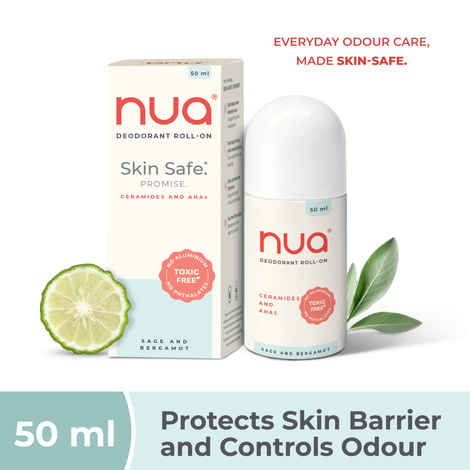 Buy Nua Deodorant Roll-On (Sage & Bergamot) 50 ml - Purplle