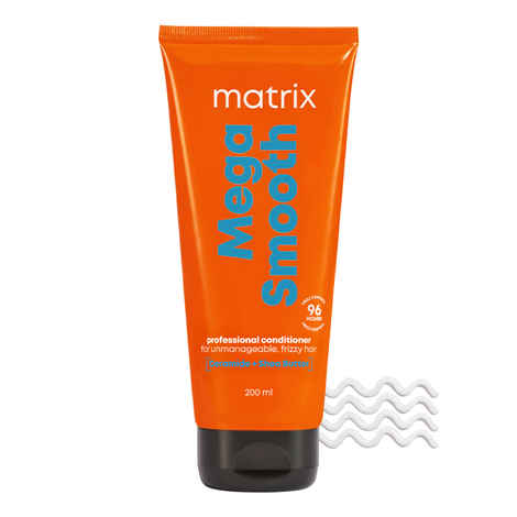 Buy Matrix Mega Smooth Conditioner for Frizzy Hair with Shea Butter and Ceramides for Max Smoothness for 4 Days for All Hair Types Used by 1 Lakh Hairstylists Paraben Free Professional Treatment, 200 ml - Purplle