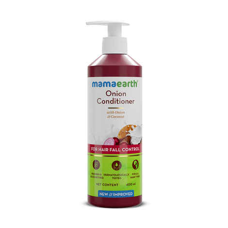 Buy Mamaearth Onion Conditioner for Hair Growth & Hair Fall Control with Coconut Oil (400 ml) - Purplle