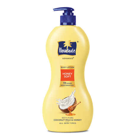 Buy Parachute Advansed Body Lotion Honey Soft For All Skin Type (400 ml) - Purplle