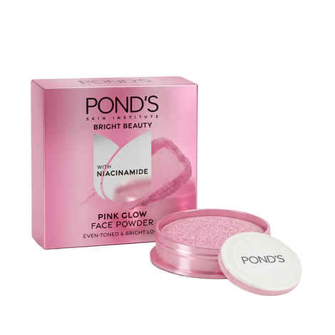 Buy Ponds Natural Glow Face Powder| Pink Glow |30 gm - Purplle