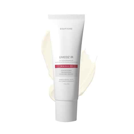 Buy Ceuticoz Uvicoz IR Dry Touch SPF Gel Sunscreen 50 gm - Purplle