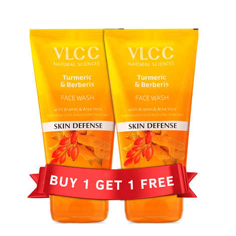 VLCC Turmeric & Berberis Face Wash (150 ml) (150 ml) (Buy 1 Get 1 Free)