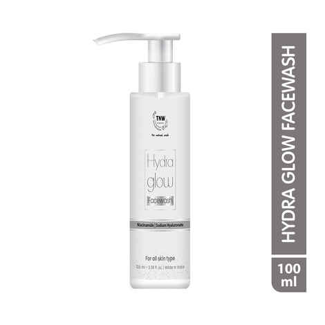 Buy TNW The Natural Wash Hydra Glow Facewash | Hydrating, Brightening & Soothing | Niacinamide & Sodium Hyaluronate | 100 ml - Purplle