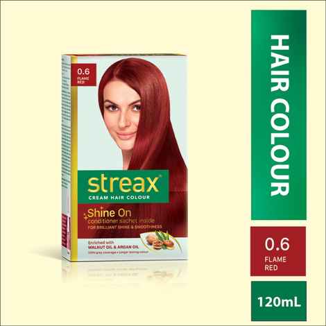 Buy Streax Hair Colour - 0.6 Flame Red (140 ml) - Purplle