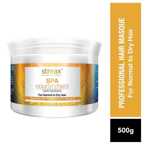 Buy Streax Professional Spa Nourishment Honey Hair Masque, For Normal to Dry Hair, 500 gm - Purplle