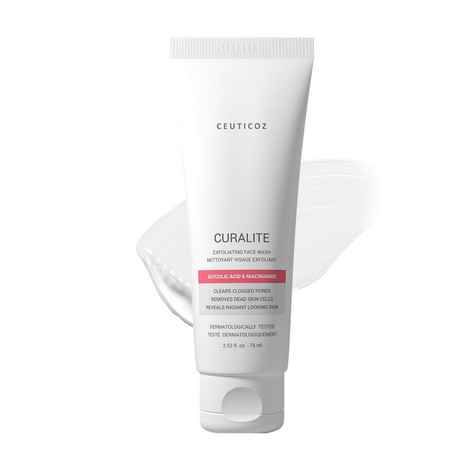 Buy Ceuticoz Curalite Exfoliating Facewash 75 ml - Purplle