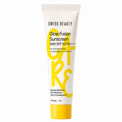 Buy Swiss Beauty Care Glow Fusion Sunscreen With SPF 50 PA++++,10 gm - Purplle