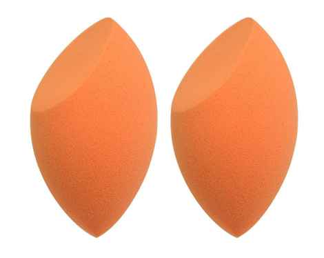 Buy AY Cut Shape Make up Sponge Puff (Colour may Vary) - Pack of 2 Piece - Purplle