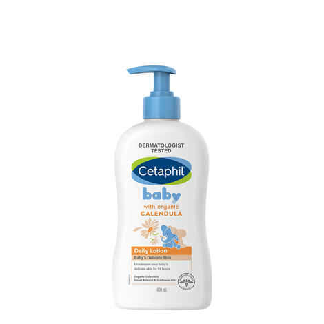 Buy Cetaphil Baby Daily Lotion With Organic Calendula (400 ml) - Purplle