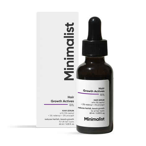 Buy Minimalist Hair Growth Actives 18% Hair Serum 60 ml - Purplle