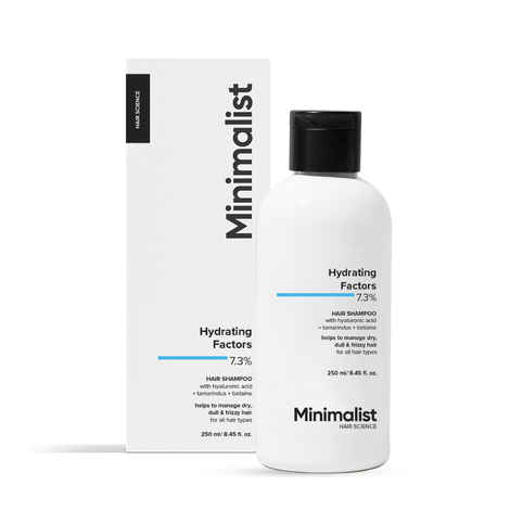 Buy Minimalist Hydrating Factors 7.3% Hair Shampoo 250 ml - Purplle