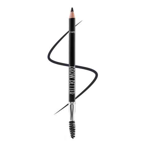 Buy MARS Brow Better Eyebrow Pencil with Spoolie | Long-Lasting & Smudge Proof | Rich Pigmentation | Natural-Looking Results | Easy to Sharpen (1.4 gm) (Black) - Purplle