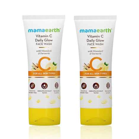 Buy Mamaearth Vitamin C Face Wash With Vitamin C And Turmeric For Skin Illumination (100 ml*2) - Purplle
