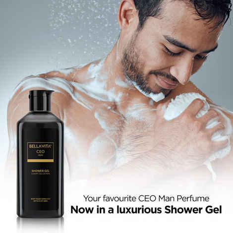 Buy Bella Vita CEO Man Body Wash Refreshing Shower Gel for Men | Deep Cleansing, Hydrating and Moisturising Skin with Aloe Vera & Charcoal Powder (250 ml) - Purplle