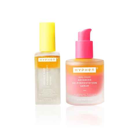 Buy Hyphen Spotless Shield Duo Kit Double Shot Radiance Serum 50 ml + Biphasic Advanced De-Pigmentation Serum 30 ml Combo of 2 - Purplle
