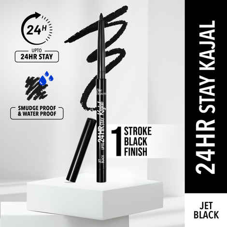 Buy Blue Heaven 24HR Jet Black Stay Kajal Black (0.30 gm) - Purplle