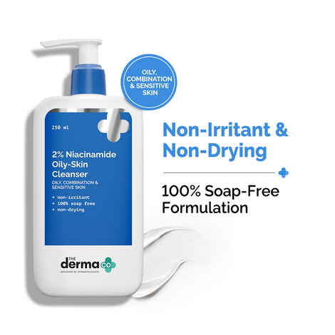 Buy The Derma Co. 2 2% Niacinamide Oily Skin Cleanser - 250 ml - Purplle