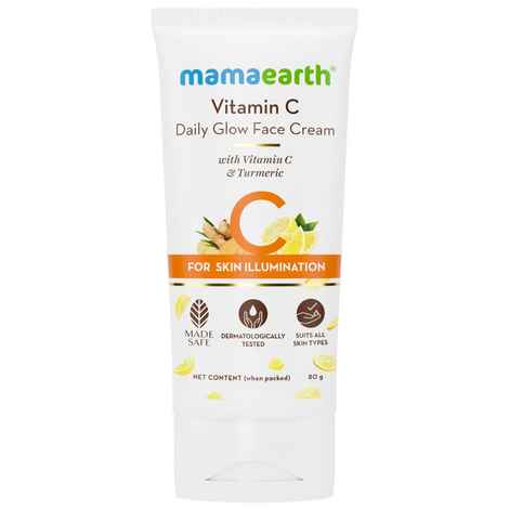 Buy Mamaearth Vitamin C Daily Glow Face Cream With Vitamin C & Turmeric for Skin Illumination - 80 gm - Purplle