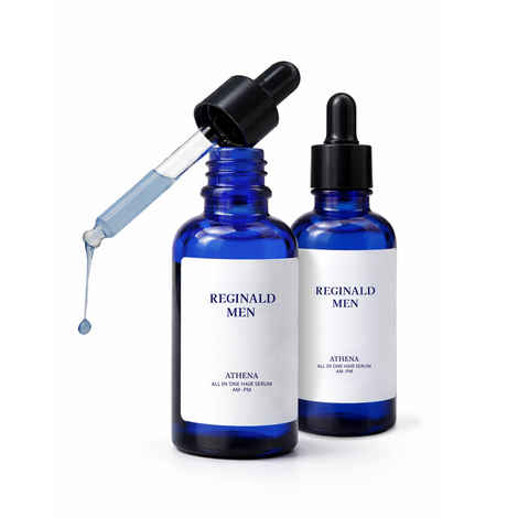 Buy Reginald Men Athena- All in one Hair Growth Serum | 30 ml x 2 | Hair Fall Control & Follicle Boost with 12 Actives | Advanced Hair Growth Serum For Scalp | Controls Hairfall & Boosts New Hair Growth (Pack of 2) - Purplle