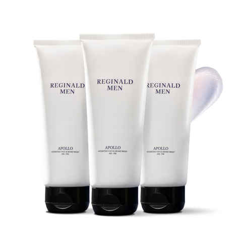 Buy Reginald Men Apollo - Hydrating Face & Beard Wash | Deep Clean, Acne & Tan Control with 8 Actives Face Wash|(Pack of 3)|(100 gm X 3) - Purplle