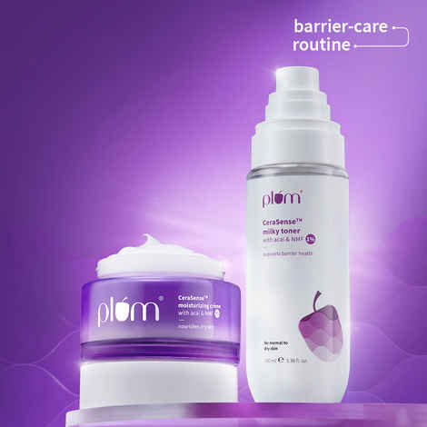 Buy Plum CeraSense Barrier Repair Duo - (Milky Toner 100 ml + Barrier repair moisturizer 25 gm) Combo of 2 - Purplle