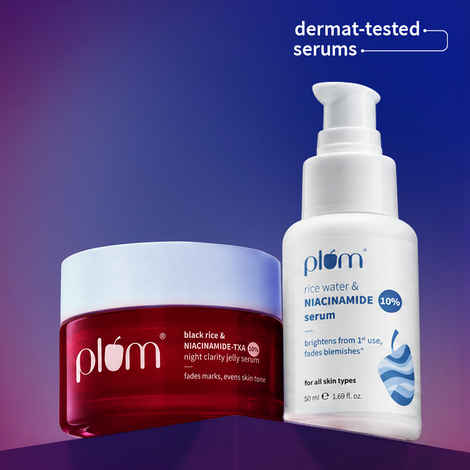 Buy Plum Niacinamide Day and Night Serum (15 ml + 25 gm) Combo of 2 - Purplle