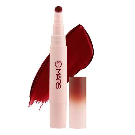 Buy MARS Lip Fuzz Blurring Mousse Cream with Cushion Tip Applicator | Paraben-Free | Air-Soft Matte Lipstick | Blurred Finish | One Swipe High Color Payoff | (02-BLUSH CLOUD) (3 ml) - Purplle