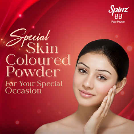 Buy Spinz BB Face Powder | Natural Beige | Instant Glow | Covers Spots & Blemishes | Smooth Matte Finish for Everyday Look | Brightens & Evens Skin Tone (2 pc) - Purplle