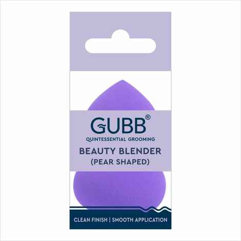 Buy GUBB Beauty Blender Purple Pear Shaped (1 pc) - Purplle