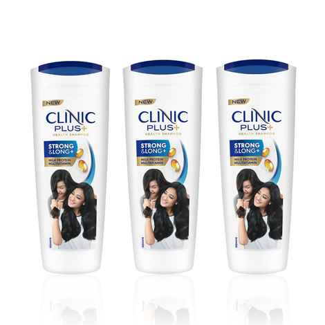 Buy Clinic Plus Strong & Long Health Shampoo(355 ml) (Pack of 3) - Purplle