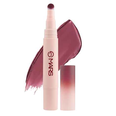 Buy MARS Lip Fuzz Blurring Lip Cream with Cushion Tip Applicator | Paraben-Free | Air-Soft Matte Lipstick | Blurred Finish | One Swipe High Color Payoff | (06-DUST PLAY) (3 ml) - Purplle
