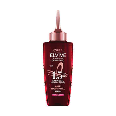 Buy L'Oreal Paris Fall Resist Anti Hair Fall Serum with 1.5% Aminexil Caffeine & Arginine for lesser visible scalp & hair fall 102 ml, Tester - Purplle