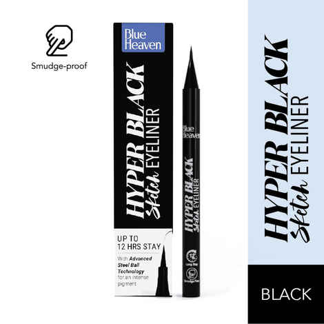 Buy Blue Heaven Hyper Black Sketch Eyeliner Pen with Steel Ball Technology | Waterproof & Smudge Proof | Long Lasting Matte Finish | One Stroke Easy Application |0.6 ml - Purplle
