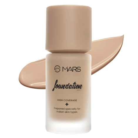Buy MARS High Coverage Liquid Foundation | Blemish Free & Blendable Foundation for Makeup (40 ml) (SHADE-06) - Purplle