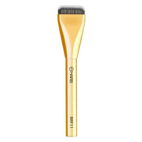 Buy MARS Artist's Arsenal Ultra Thin Foundation Makeup Brush For Blending Liquid Foundation & Cream | Ultra Thin Bristles | Flawless Application | Sleek Design for Minimal Effort (Golden)Pack of 1 - Purplle