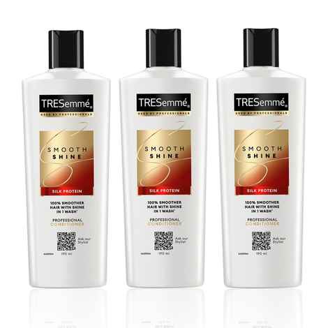 Buy TRESemme Smooth & Shine Conditioner (190 ml) (Pack of 3) - Purplle
