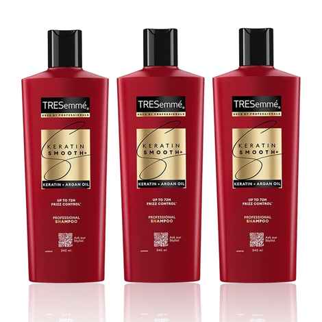 Buy TRESemme Keratin Smooth Shampoo (340 ml) (Pack of 3) - Purplle