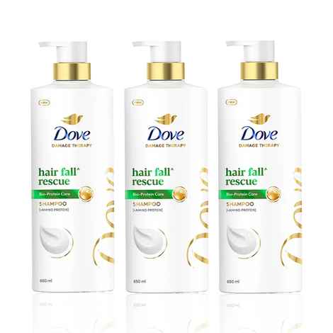 Buy Dove Hair Fall Rescue Shampoo ( 650 ml ) (Pack of 3) - Purplle