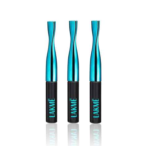 Buy Lakme 9 to 5 Eyeconic Liquid Eyeliner | Smudgeproof |Waterproof | Lasts upto 24 Hrs | Black |4.5 ml (Pack of 3) - Purplle