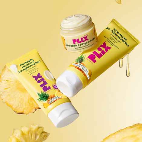 Buy Plix Pineapple Depigmentation Combo |Juicy Cleanser, Dewy Sunscreen & Smoothie  Moisturizer | Helps Fade Dark Spots & Pigmentation | For Brighter, Even-Toned Skin (3 pc) - Purplle