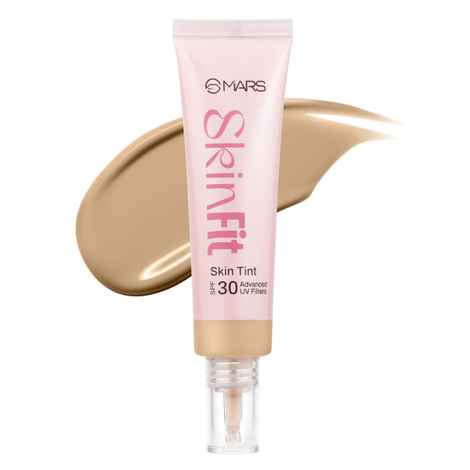 Buy MARS Skinfit Skin Tint Foundation with SPF 30 | Lightweight & Soft Glow with Hyaluronic Acid | Buildable Coverage | Demi Matte Finish | Everyday Hydrating |(06-NUDE) (30 ml) - Purplle