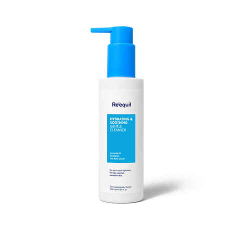 Buy Re'equil Hydrating & Soothing Gentle Cleanser | For dry, normal, sensitive skin | Creamy Low Foaming Face Wash | Clears dirt, impurities & hydrates skin (150 ml) - Purplle