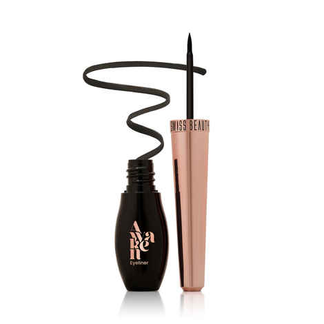 Buy Swiss Beauty Awaken Eyeliner | 18-Hour Stay | Waterproof | Quick-Drying | With Vitamin E - Black (5 ml) - Purplle