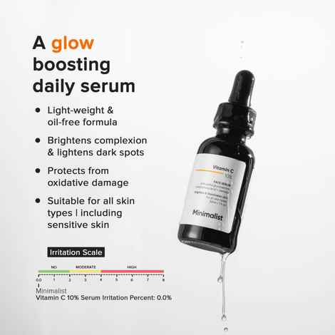 Buy Minimalist Vitamin C 10% Face Serum (20 ml) - Purplle