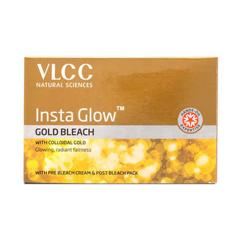 Buy VLCC Insta Glow Gold Bleach (60 gm) - Purplle