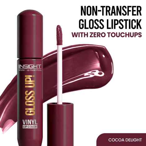 Buy INSIGHT Cosmetics Gloss Up ! Vinyl Lip Color COCOA DELIGHT (4 gm) - Purplle