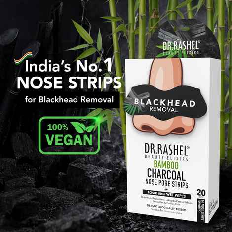 Buy DR.RASHEL Beauty Elixirs Combo Nose Strip & Soothing Wipes - Bamboo Charcoal (10 pc) - Purplle