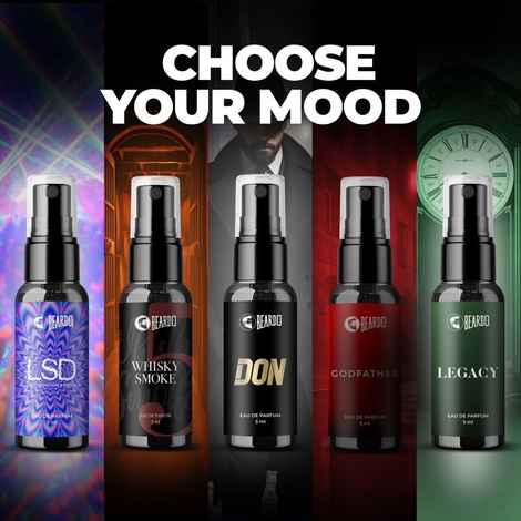 Buy Beardo Perfume Trial Kit V3 Offline (10 pc) - Purplle