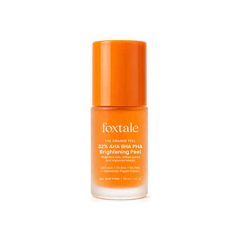 Buy Foxtale Peel & Reveal 32% AHA BHA PHA Brightening Kit for Tan, Pigmentation & Blackheads Skin Care Kit (2 pc) - Purplle